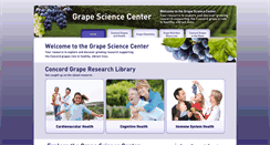 Desktop Screenshot of grapescience.com