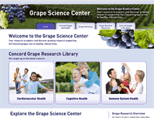 Tablet Screenshot of grapescience.com